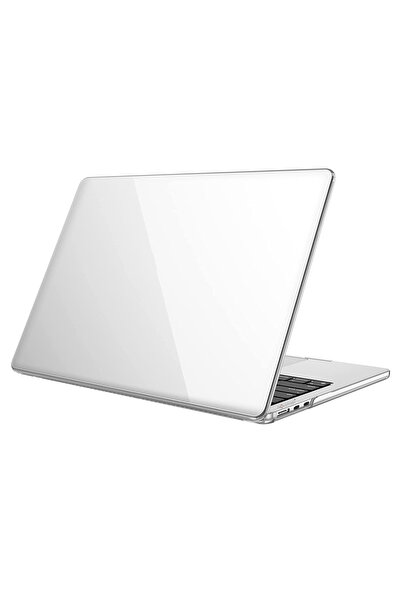 NovStrap حافظة لجهاز MacBook Air M3 2024 - 13.6 بوصة A3113 مع غطاء حماية صلب لامع
