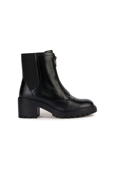 Geox Geox Black Booties Womens Shoes