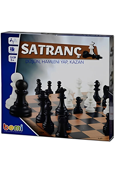WOGA AHŞAP BÜYÜK SATRANÇ MAVİ KUTULU BEMİ