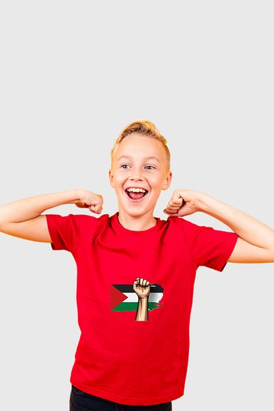 Fanze Children's Strong Palestine T-Shirt zrn4600