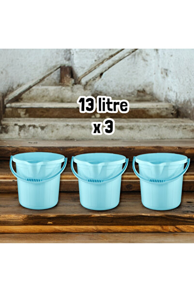 biedda 13 LİTRE RENKLİ TEMİZLİK VE BANYO KOVASI