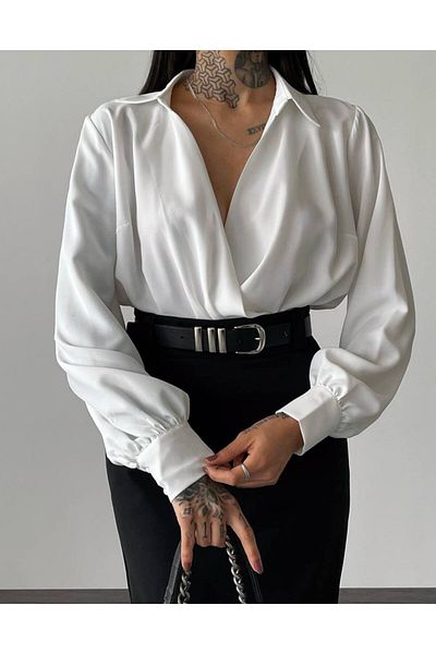 Melike Bakar Boutique Set bluză și fustă creion