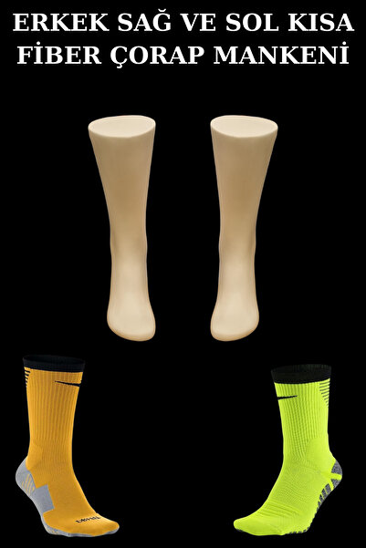 Manken İstanbul Yerli Üretim Yüksek Kalite Polyester Erkek Sol Ve Sağ Ayak Kı...