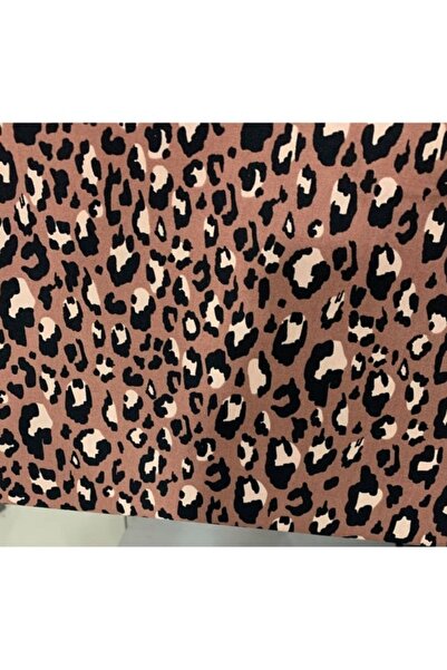 Evimmis Бавовняна віскозна тканина з леопардовим візерунком для суконь, спідн...