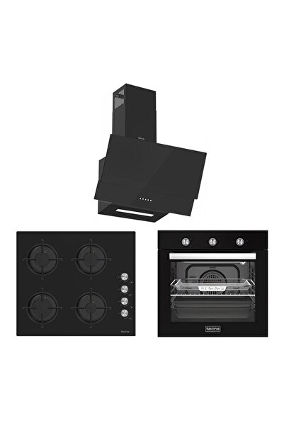 Tecna Siyah Ankastre Set (F-8156 O-8401 D-8801)