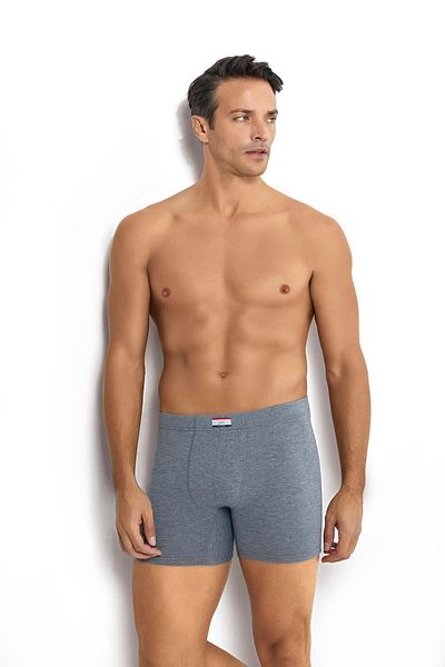 Jiber Ανδρικό Anthracite Cotton Lycra Boxer 274