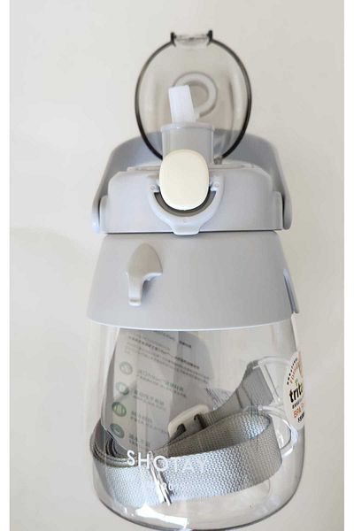 Shotay ST-6642 Gray Hippo Tritan 1050ML Tritan Handle Flask