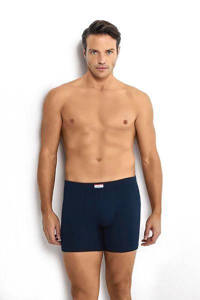 Jiber Ανδρικό Navy Blue Cotton Lycra Boxer 274