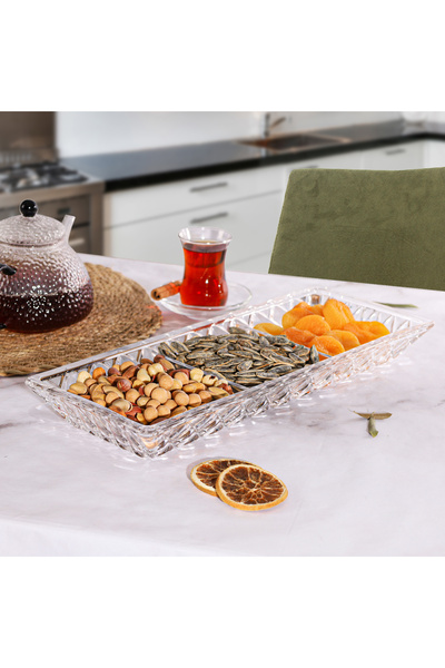 Multiamo Lattice Model Glass 3-Part Presentation Rack