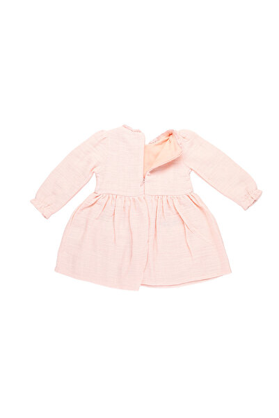 MİMBOKİDS Mimbo Kids Kız Çocuk Çiçek İşlemeli Elbise