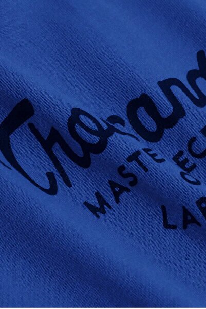 MODAGEN Unisex Blue Crew Neck Thousand Printed Oversize T-Shirt