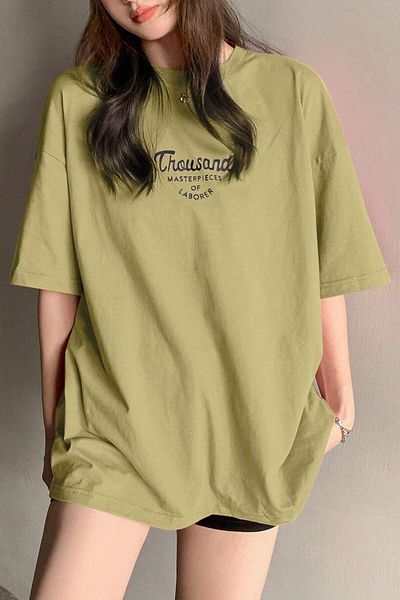 MODAGEN Μπλουζάκι Unisex Bolivia Green Crew με λαιμόκοψη με χίλια στάμπα