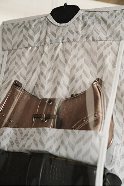 Serstil Οργανωτής τσάντας και παπουτσιών 10 τμημάτων - Ανθρακί ψαροκόκαλο