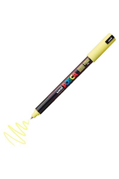 Uni Posca PC-1mr 0.7 Mm.Painting Marker - Sunshine Yellow