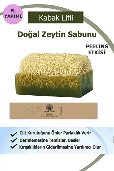 Hürrem Sultan Doğal Kabak Lifli Zeytin Yağlı Sabun 130 Gr