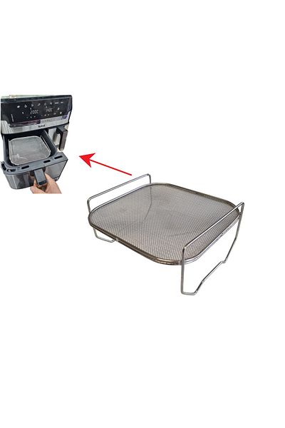 Popüler Tefal Dual Easy Fry Grill 8.3L Airfryer - Oil Compatible Wire Cage, 304 Steel