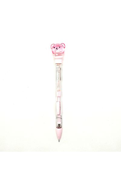 Limmy 0.7 Cute Pink Teddy Bear Tip Versatil Pen - 1 Piece