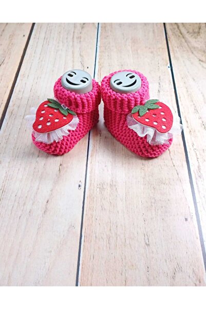 GOGOBABY أحذية تريكو للأطفال بنمط الرمان