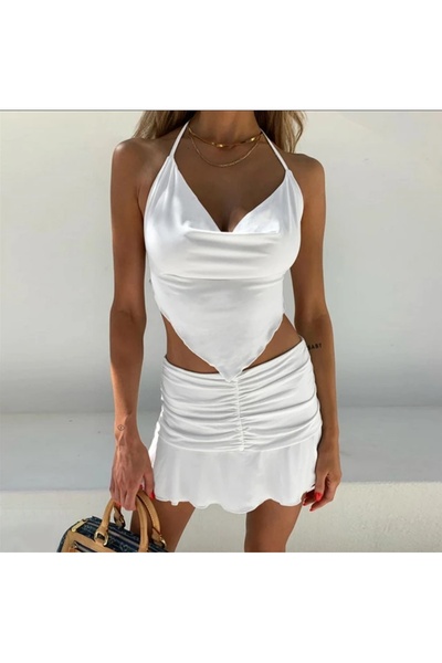 GARDIROZA Boyundan Ve Sırttan Bağlamalı Sırt Açık Büstiyer