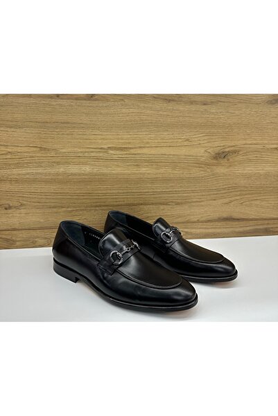 OGGI Oggı 28900 Μαύρα Γνήσιο Δέρμα Κλασικά Δερμάτινα Casual Ανδρικά Παπούτσια