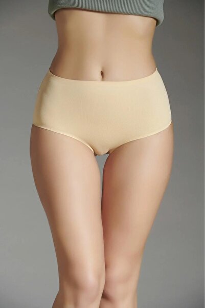 Eros Ersk1012 Silikonlu Lazer Kesim Yüksek Bel Slip Ten
