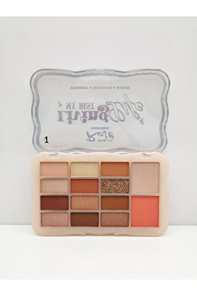Roesıa Rose Cosmetics Rose Living Life 14'lü Göz Farı - Allık - Aydınlatıcı