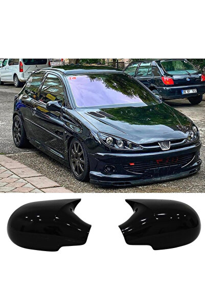 MKG Otomotiv Peugeot 206 Batman Yarasa Ayna Kapağı Piona Black ABS 1998 - 2012