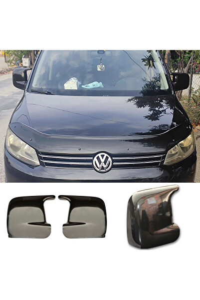 MKG Otomotiv Vw Caddy Mk2 Batman Yarasa Ayna Kapağı Piona Black ABS 2005 - 2014