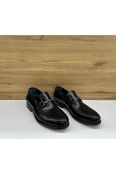 OGGI Oggı 38309 Black Genuine Leather Classic Leather Casual Men's Shoes