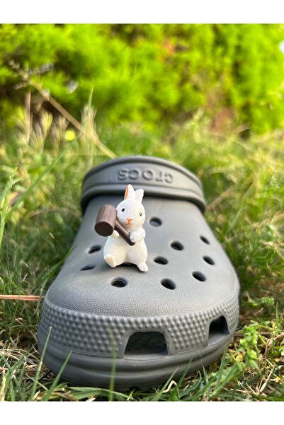 Crocs 3d Süs/ 3 Boyutlu Croc Jibbtiz/ Tavşan Terlik Süsü