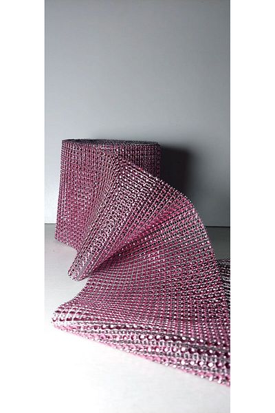 Aker Hediyelik 9m Pink 24 Stone Stras - Κορδέλα χάντρες και πλαστικές ειδικές πέτρες