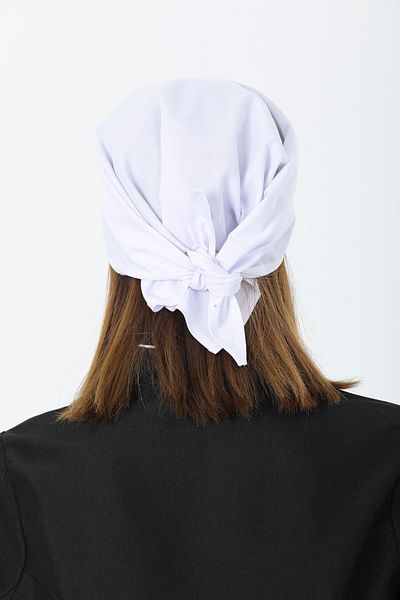 Askıcı 2 τεμάχια White Doctor Nurse Cook Surgical Hospital Bone Bandana