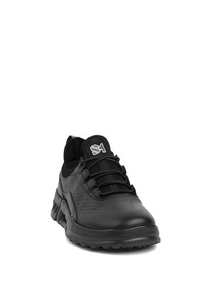 MARCOMEN 19463 Men's Genuine Leather Casual Shoes Black