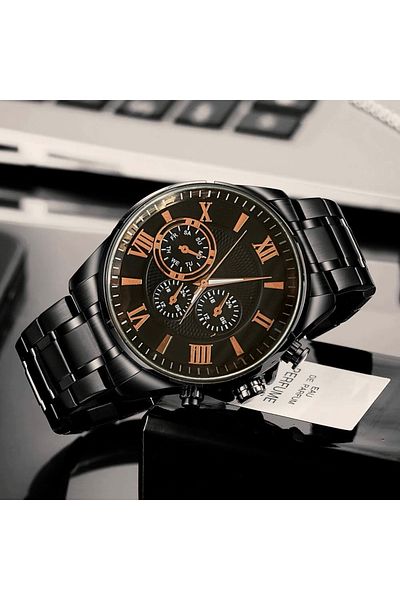wesscollection Waterproof Men's Wristwatch Steel Cord