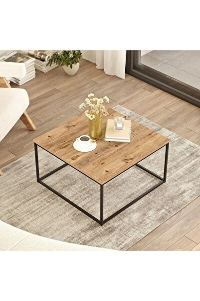 ATS Dekor Endüstriyel Tasarım  Kare Orta Sehpa