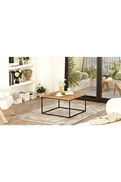 ATS Dekor Endüstriyel Tasarım  Kare Orta Sehpa