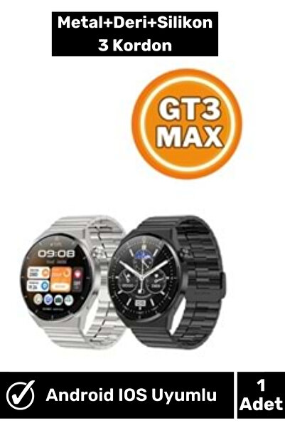 Wintoup Gt3 Max Uyumlu Akıllı Saat Gt3 Max Uyumlu Akıllı Saat Poısche
