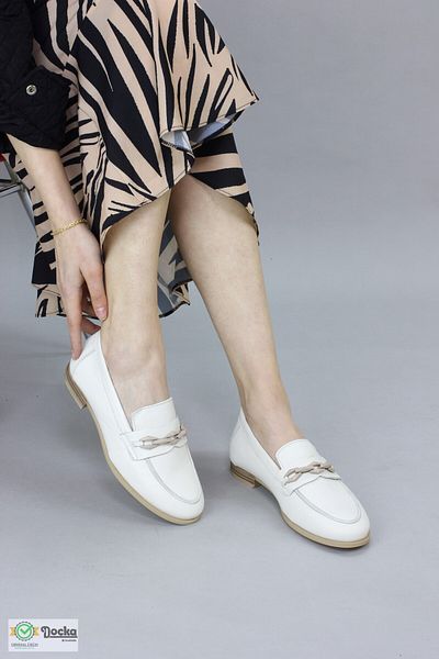 Mammamia Women's Leather Daily Loafer Shoes M25/YA-MİSSY