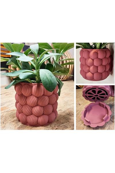 Macco dekoratif şık saksı