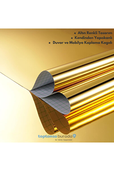 TechnoSmart 60cm×300cm Kendinden Yapışkanlı Folyo Mutfak Dolap Masa Beyaz Eşya Kaplama Duvar Kağıdı