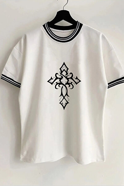 Vordevia Cross Štampano New Season Collar i Sa detaljem rukava Sa rebrastim d...