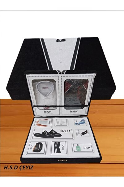 Sonem Çeyiz Παντόφλες πουκάμισου γαμπρού με προίκα Μακιγιάζ 1031