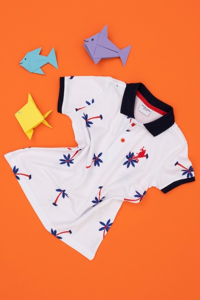 U.S. Polo Assn. Erkek Çocuk BEYAZ Polo Yaka Tişört ELİFSU BUTİKHOME