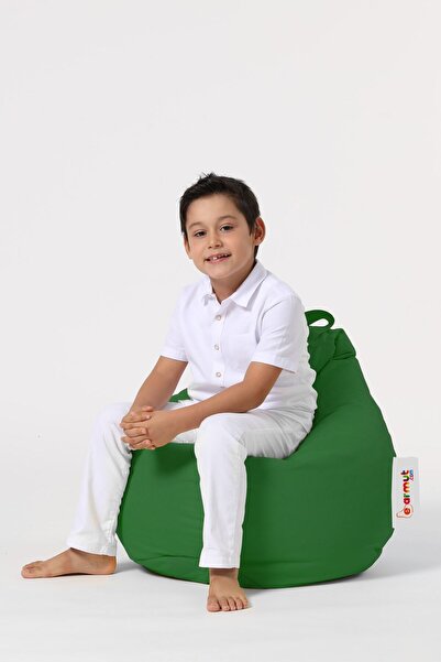 EARMUT Premium Çocuk Armut Koltuk Yeşil
