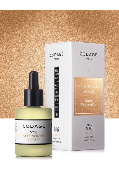 Codage MOISTURIZING, SKIN BARRIER REPAIRING NIGHT RENEWAL N°08 SERUM 30 ML PSSN1529