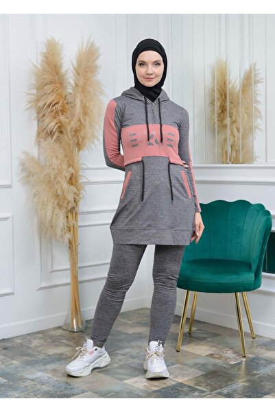 Modamix قماش تونك نسائي بسحاب ذو خيطين 1053