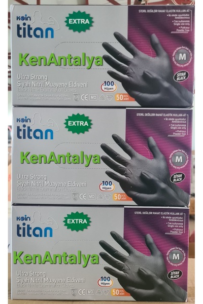 KOİNSMH Titan ekstra kalın Eldiven M (3 paket)