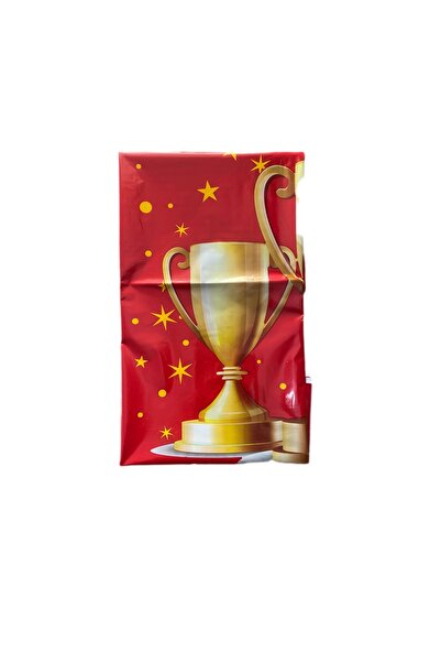 MFM Κίτρινο και κόκκινο πλαστικό κάλυμμα τραπεζιού με θέμα Champion