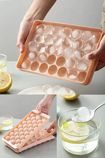 Emofom قالب ثلج مغطى بـ 33 حجرة - لعروض الكوكتيل