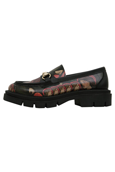 Dogo Kadın Vegan Deri Siyah Loafer - Pure Reflection Tasarım